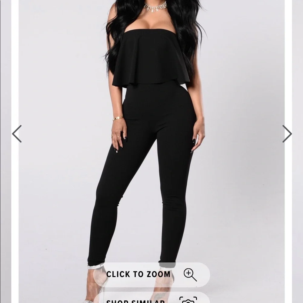 Fashion Nova Soho Horse Jumpsuit - Black - Picture 1 of 6